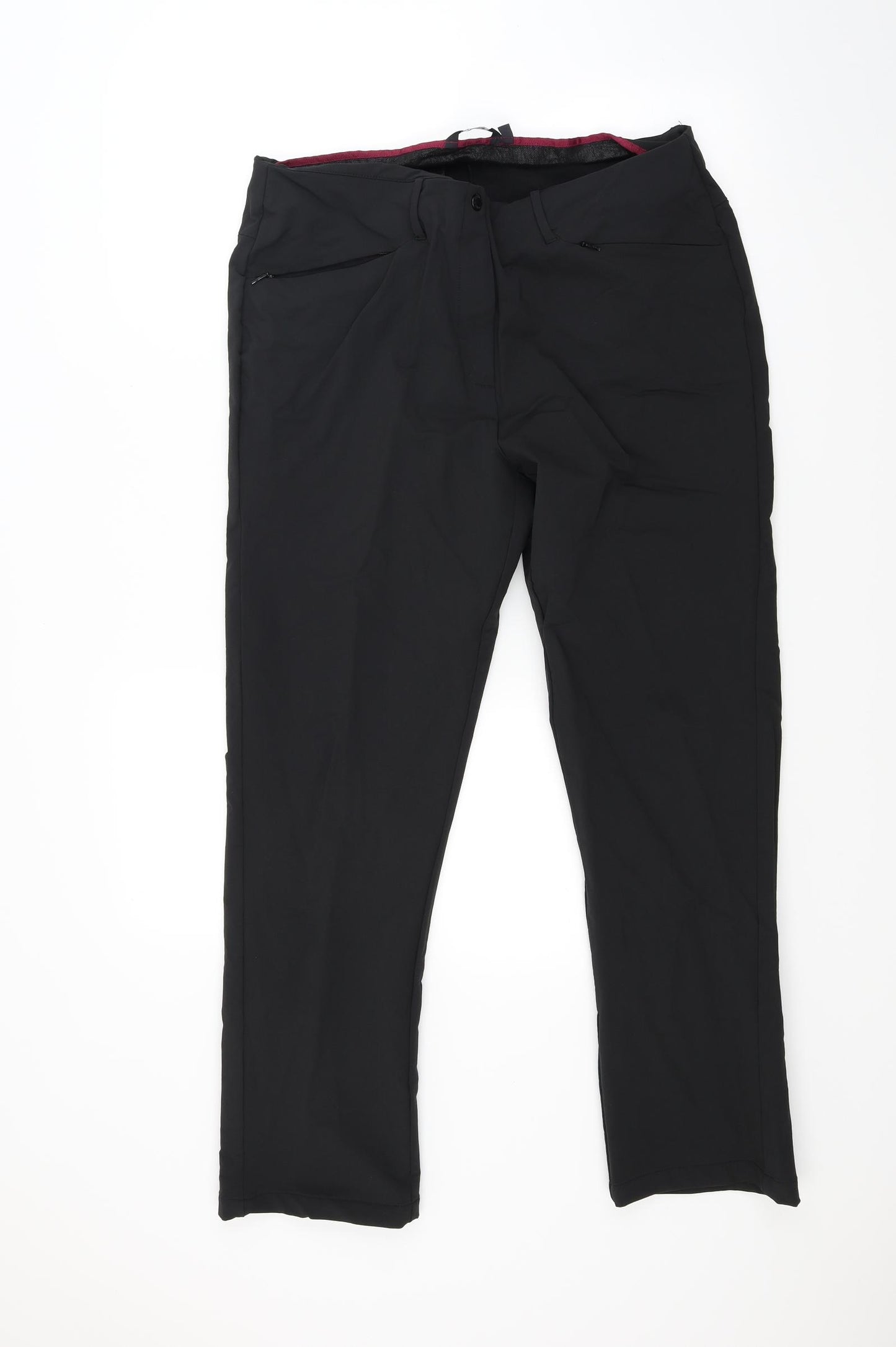 Rohan Womens Black   Windbreaker Trousers Size 16 L27 in