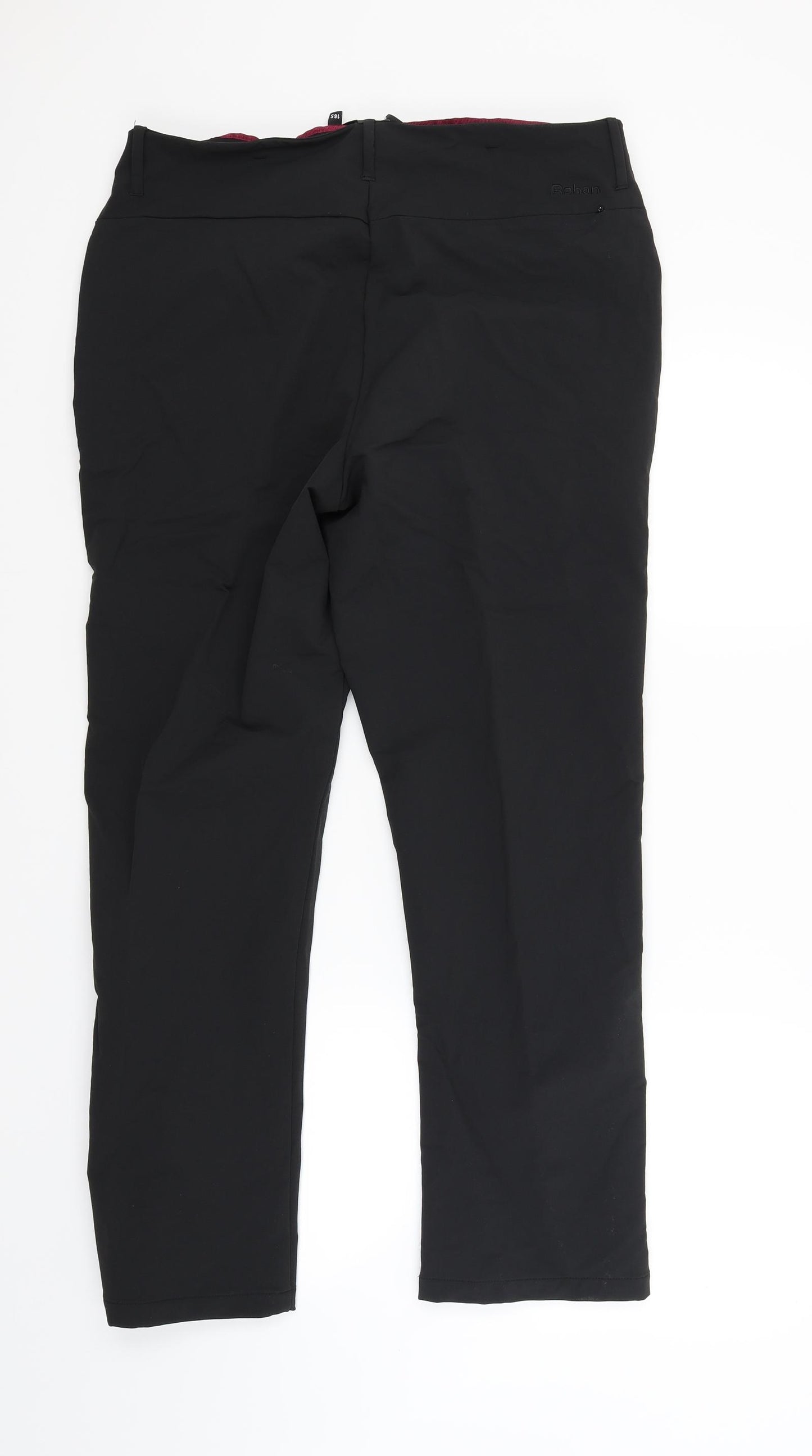Rohan Womens Black   Windbreaker Trousers Size 16 L27 in