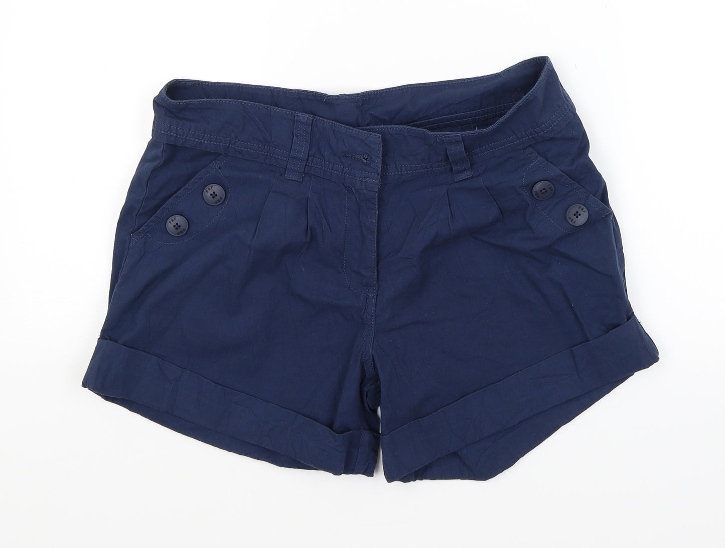 F&F Womens Blue   Chino Shorts Size 12
