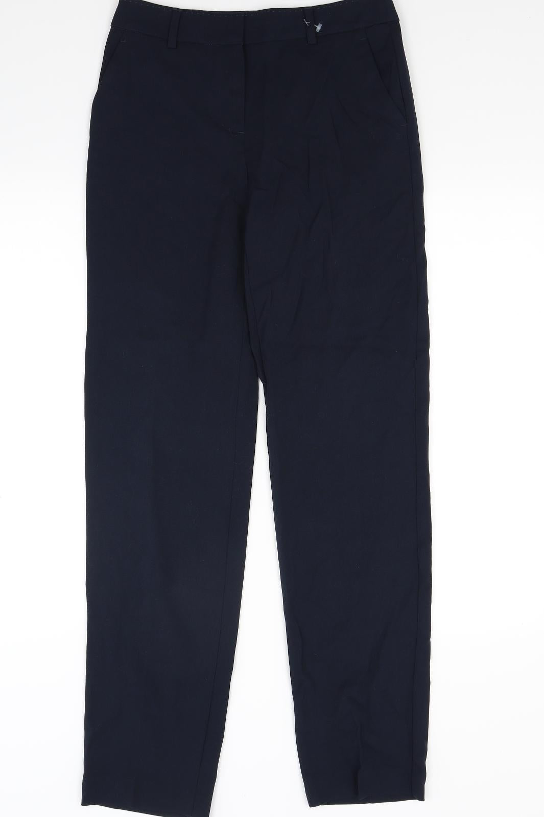 Marks and Spencer Womens Blue   Trousers  Size 8 L28 in