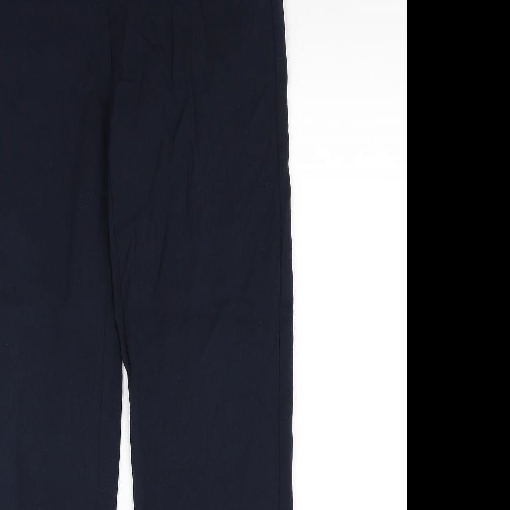 Marks and Spencer Womens Blue   Trousers  Size 8 L28 in