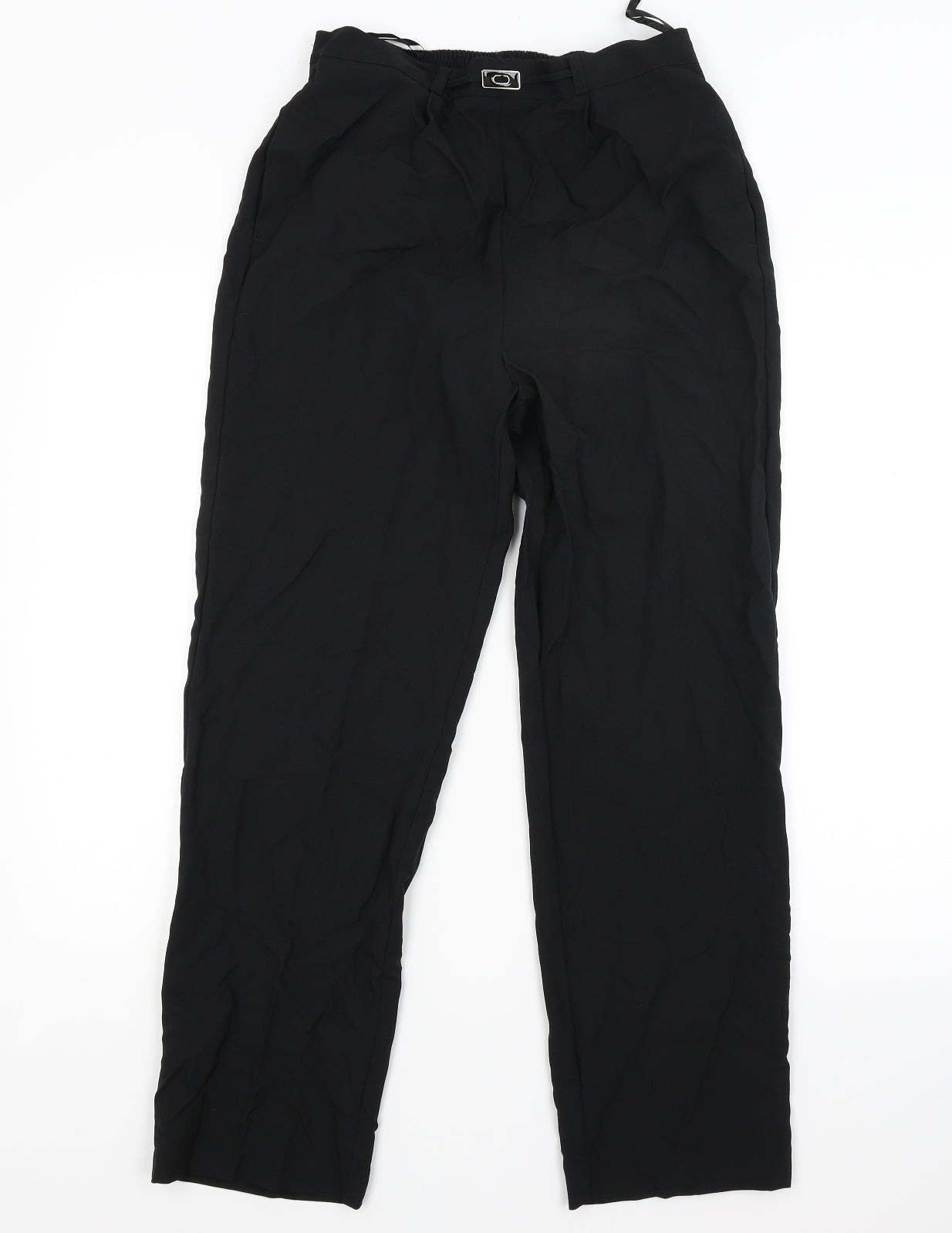 BM Womens Black   Trousers  Size 10 L27 in