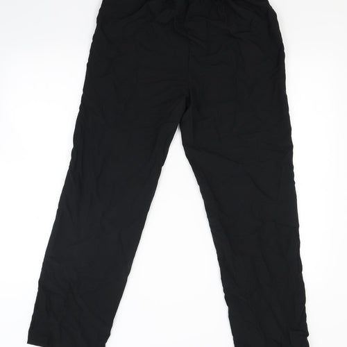 BM Womens Black   Trousers  Size 10 L27 in
