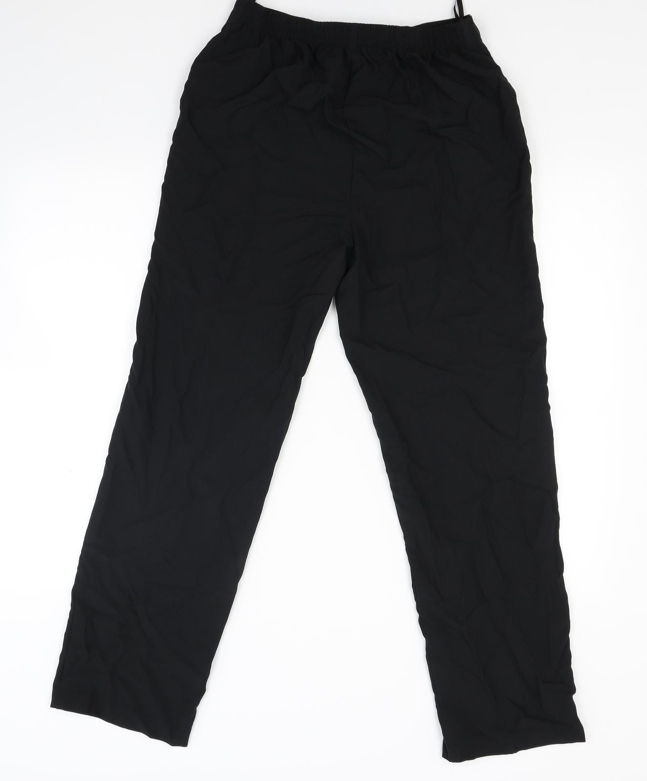 BM Womens Black   Trousers  Size 10 L27 in