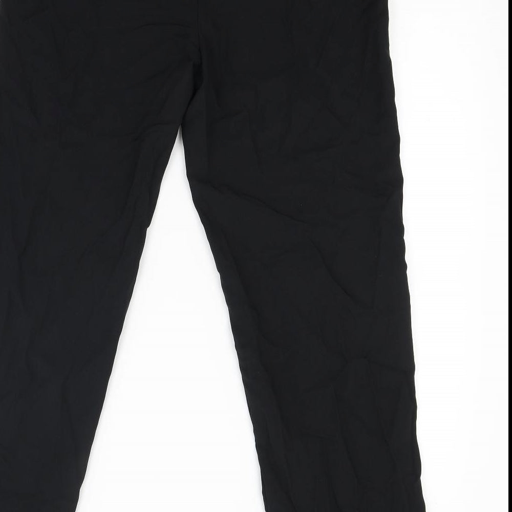 BM Womens Black   Trousers  Size 10 L27 in