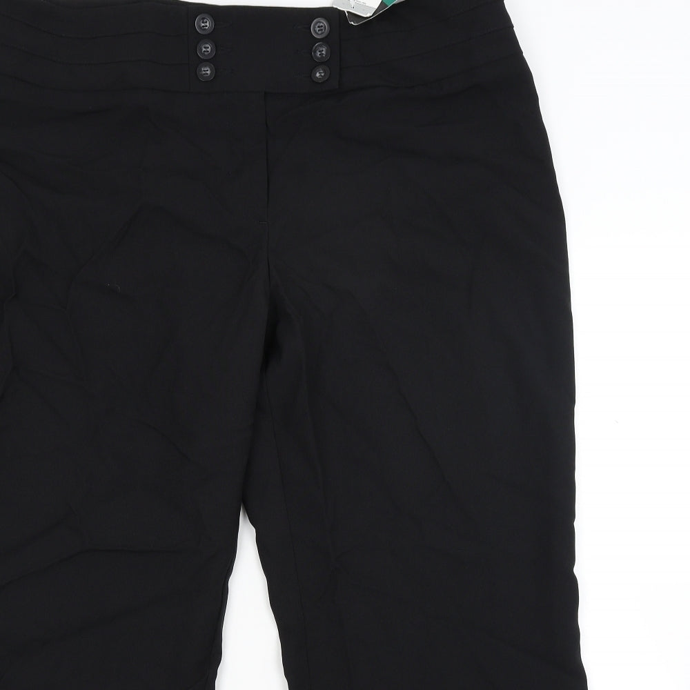 Marks and Spencer Womens Black   Trousers  Size 20 L25 in