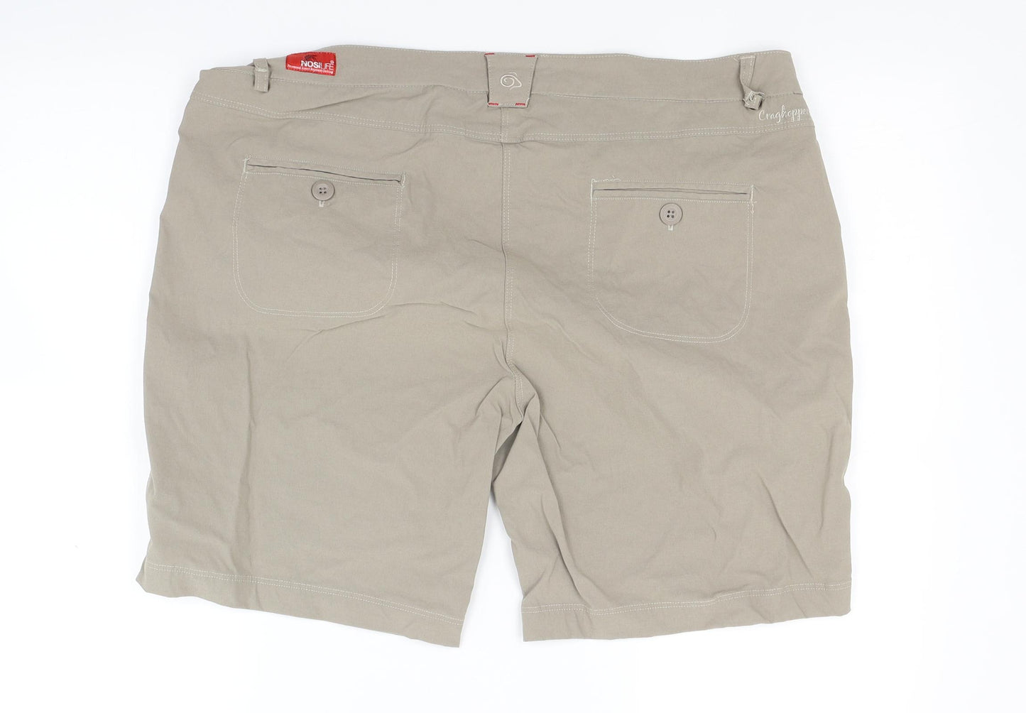 Craghoppers Womens Beige   Chino Shorts Size 20