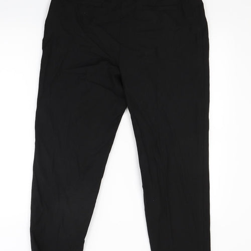 Marks and Spencer Womens Black   Trousers  Size 12 L25 in
