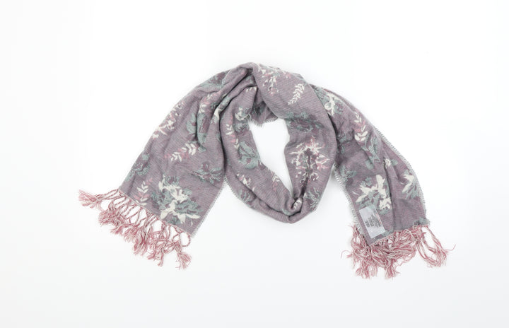 Isle Womens Pink Floral Scarf