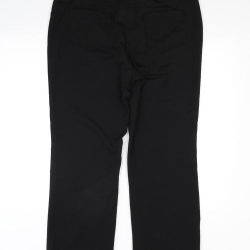 CC Womens Black   Trousers  Size 16 L27 in