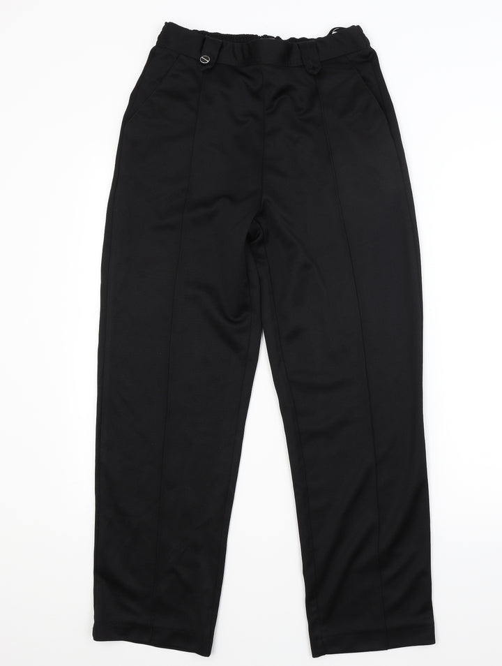 BM Womens Black Trousers Size 10 L28 in