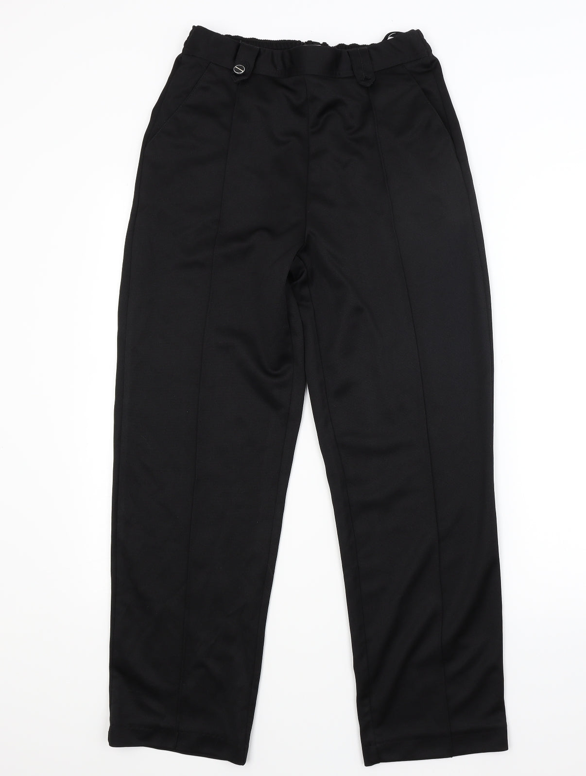 BM Womens Black   Trousers  Size 10 L28 in