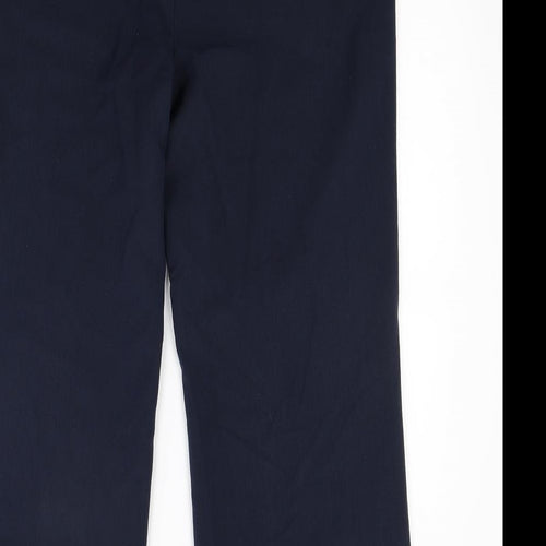 Slimma Womens Blue   Trousers  Size 14 L28 in