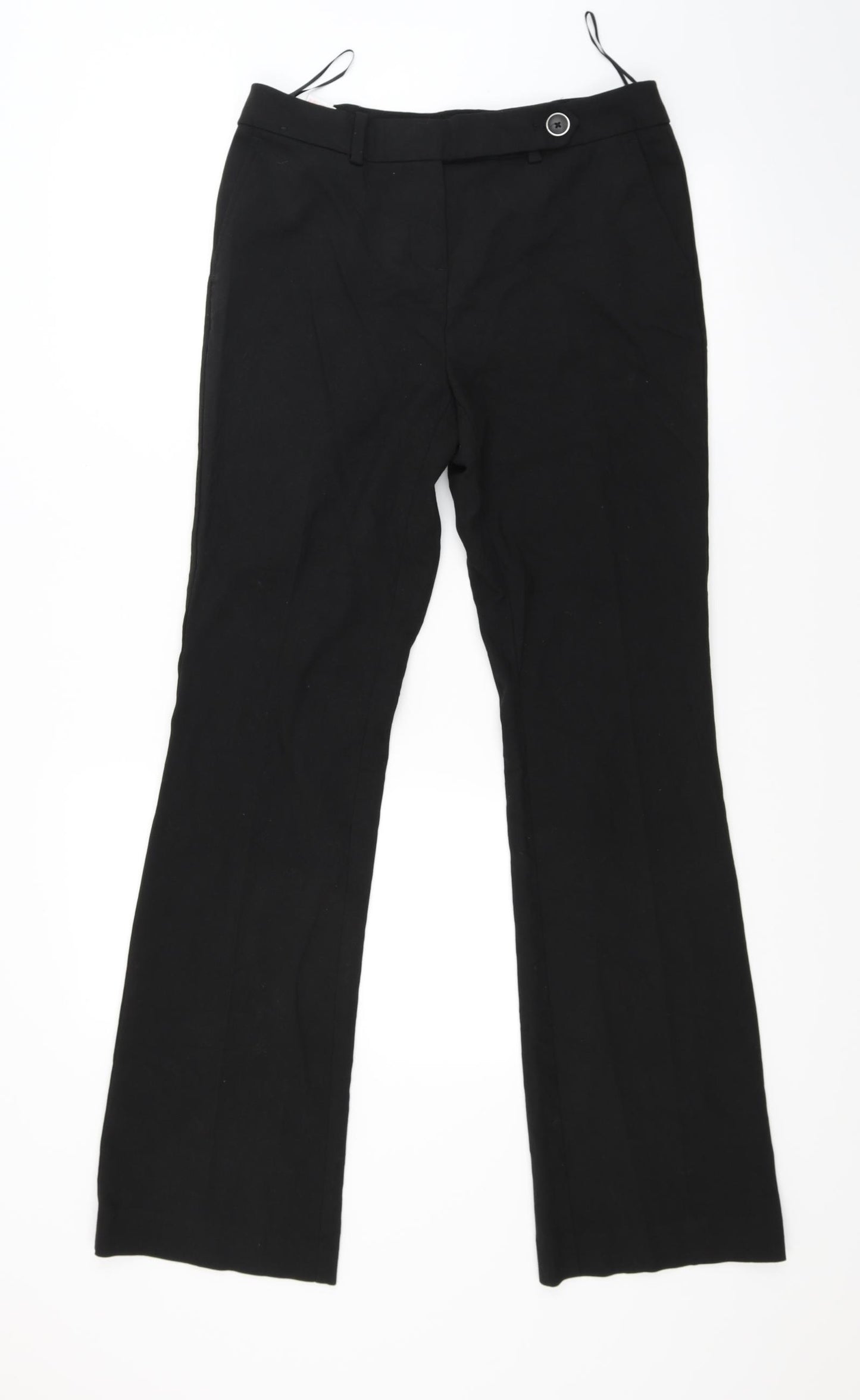 NEXT Womens Black   Trousers  Size 8 L30 in