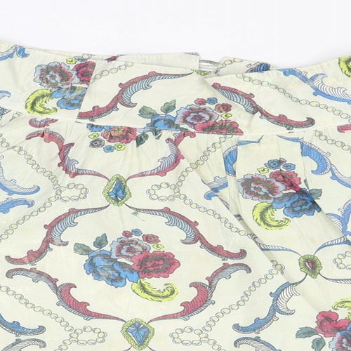 Divided Womens Multicoloured Floral  Flare Skirt Size 38