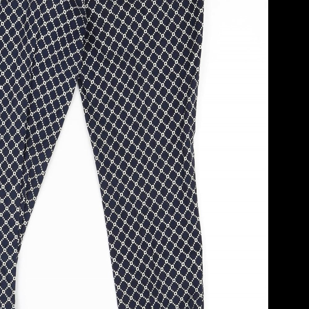 Dalia Womens Blue   Trousers  Size 12 L25 in