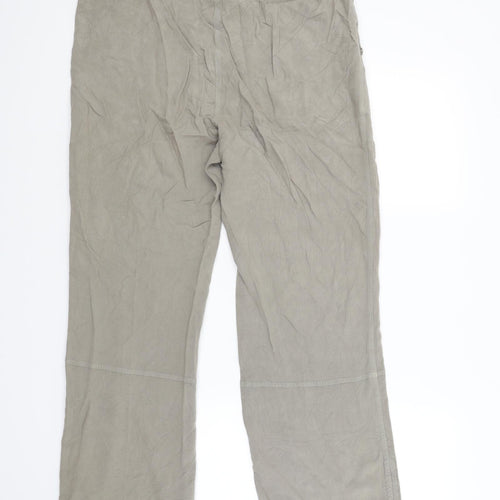 AMARANTO Womens Beige   Jogger Trousers Size 16 L28 in