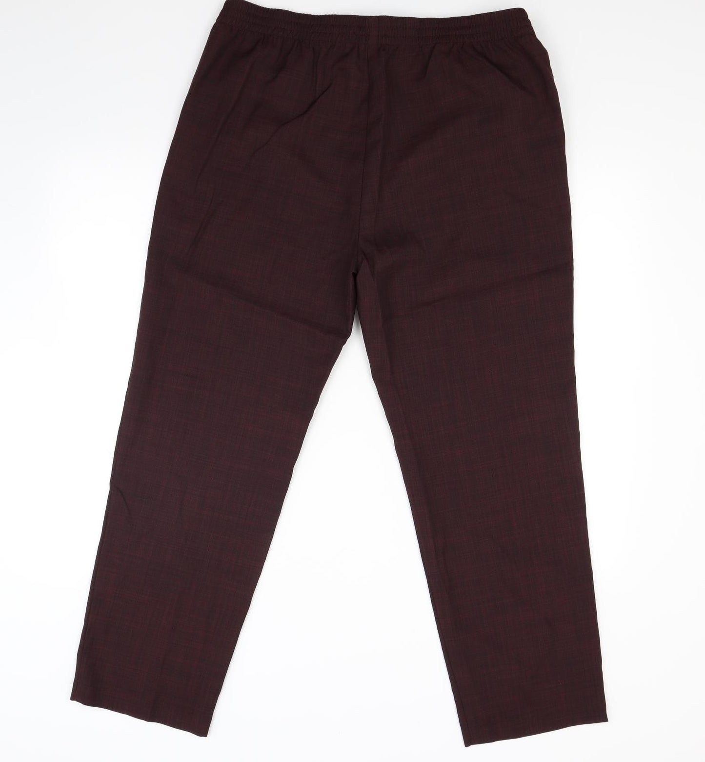Marks and Spencer Womens Red   Trousers  Size 16 L27 in