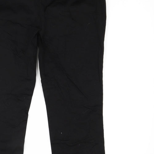 Primark Womens Black  Rayon Cropped Trousers Size 8 L20 in