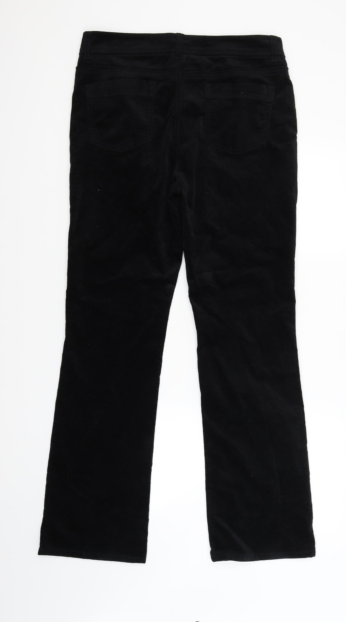 Marks and Spencer Womens Black   Bootcut Jeans Size 14 L29 in