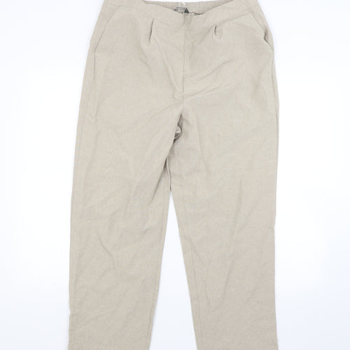 Bonmarché Womens Beige   Trousers  Size 16 L26 in