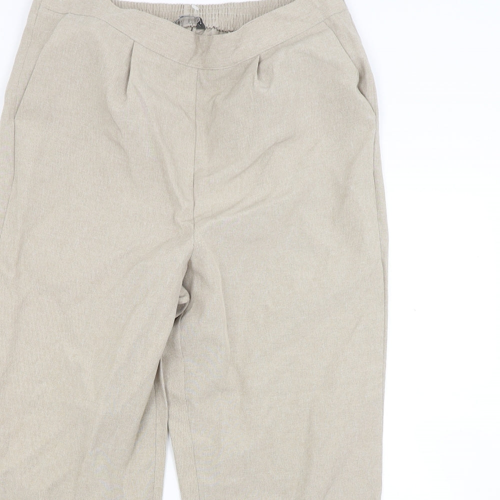 Bonmarché Womens Beige   Trousers  Size 16 L26 in