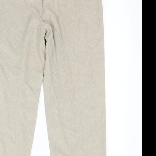 Bonmarché Womens Beige   Trousers  Size 16 L26 in