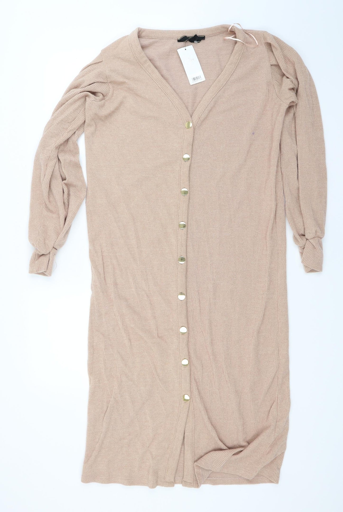 Lipsy Womens Brown   Jumper Dress  Size 16