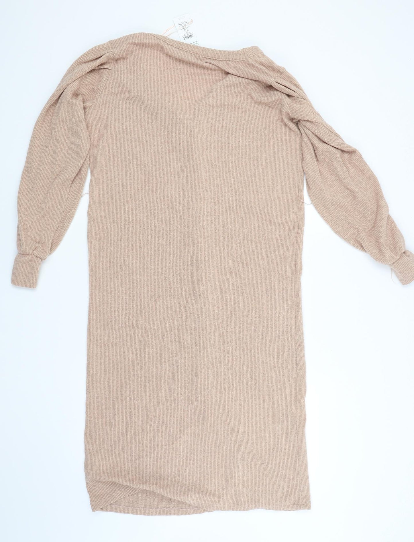 Lipsy Womens Brown   Jumper Dress  Size 16