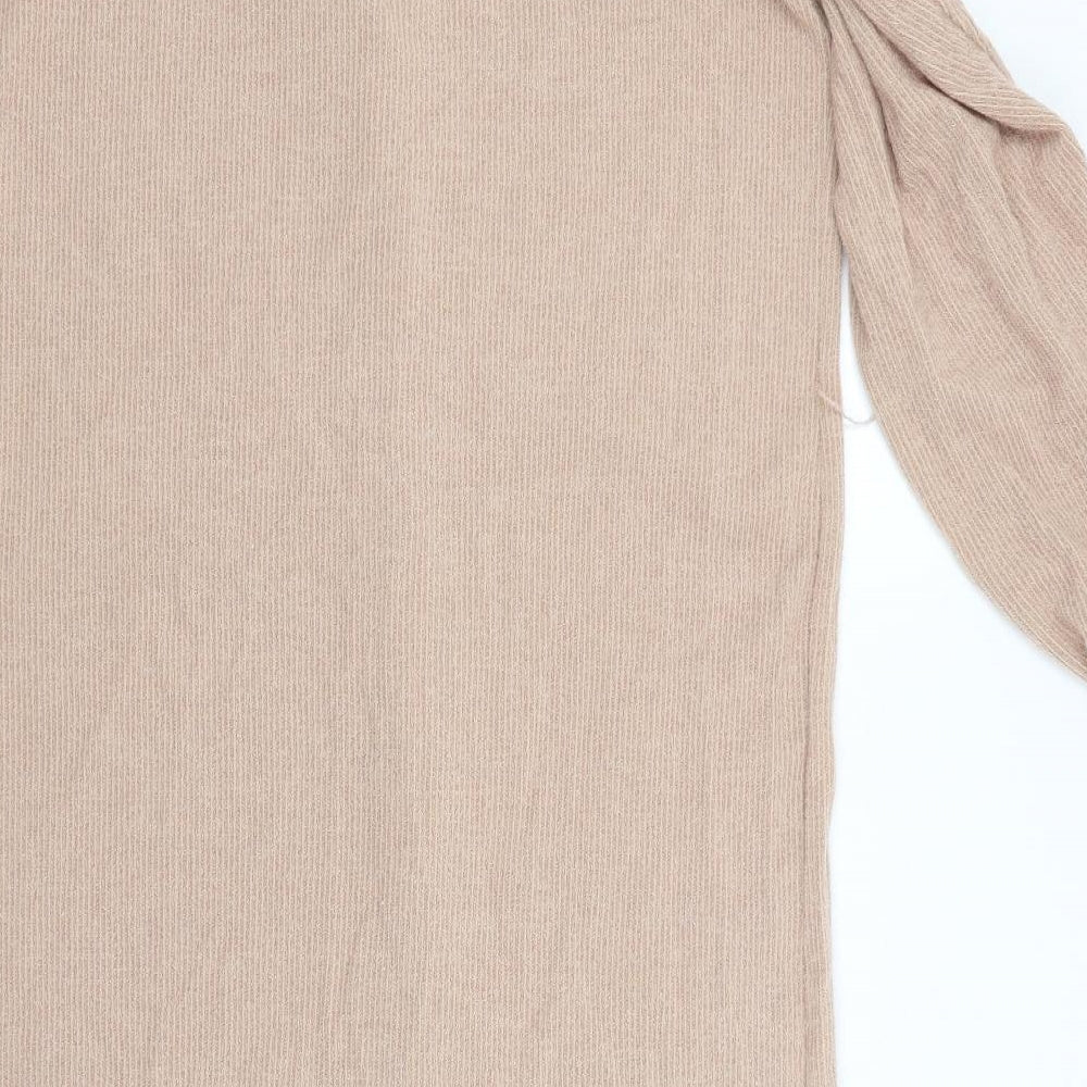 Lipsy Womens Brown   Jumper Dress  Size 16