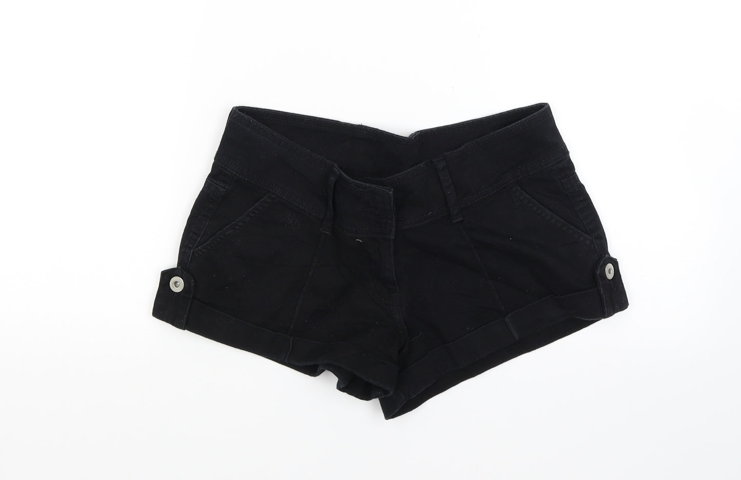 Papaya Womens Black   Cut-Off Shorts Size 10