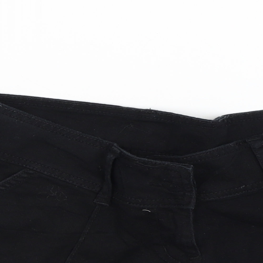 Papaya Womens Black   Cut-Off Shorts Size 10