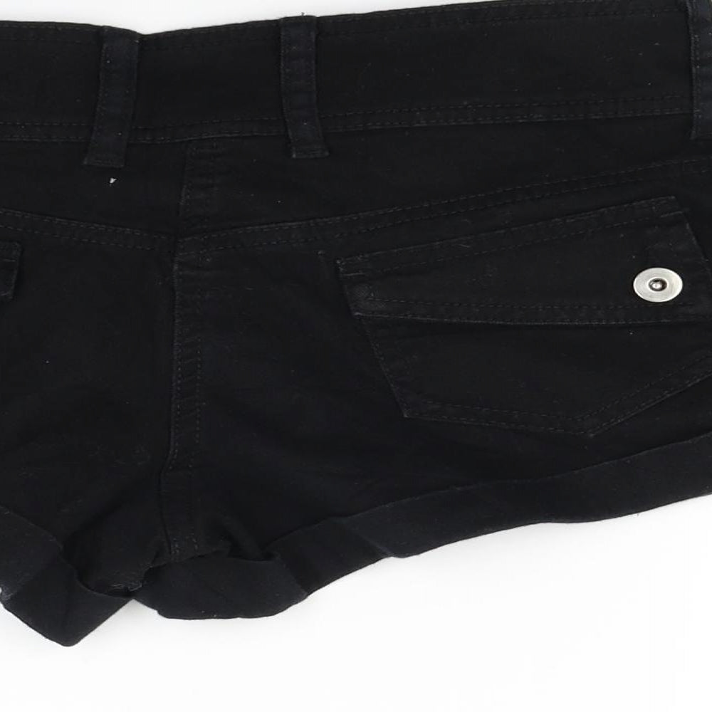 Papaya Womens Black   Cut-Off Shorts Size 10