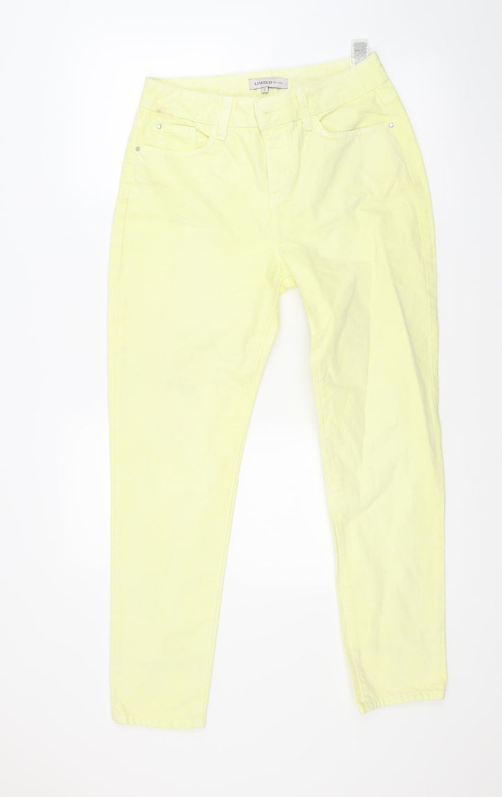 Marks and Spencer Womens Yellow  Denim Skinny Jeans Size 10 L28 in