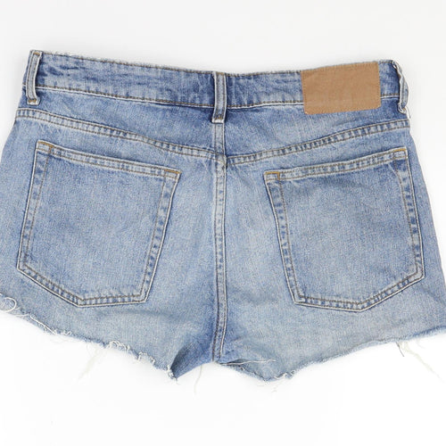 Divided Womens Blue  Denim Cut-Off Shorts Size 10