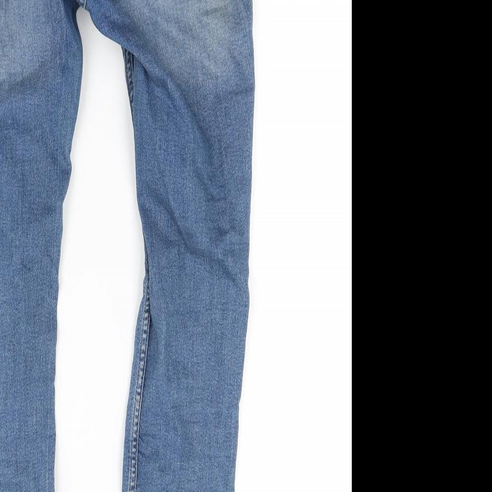 Divided Womens Blue  Denim Skinny Jeans Size 10 L27 in