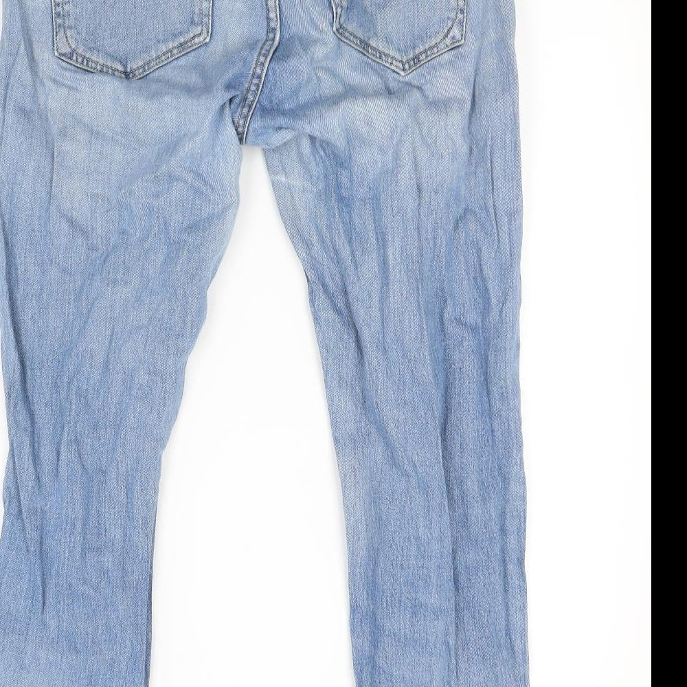 Mango Womens Blue  Denim Skinny Jeans Size 12 L27 in