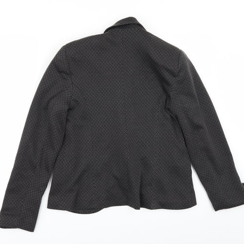 Primark Womens Grey Geometric  Jacket  Size 14