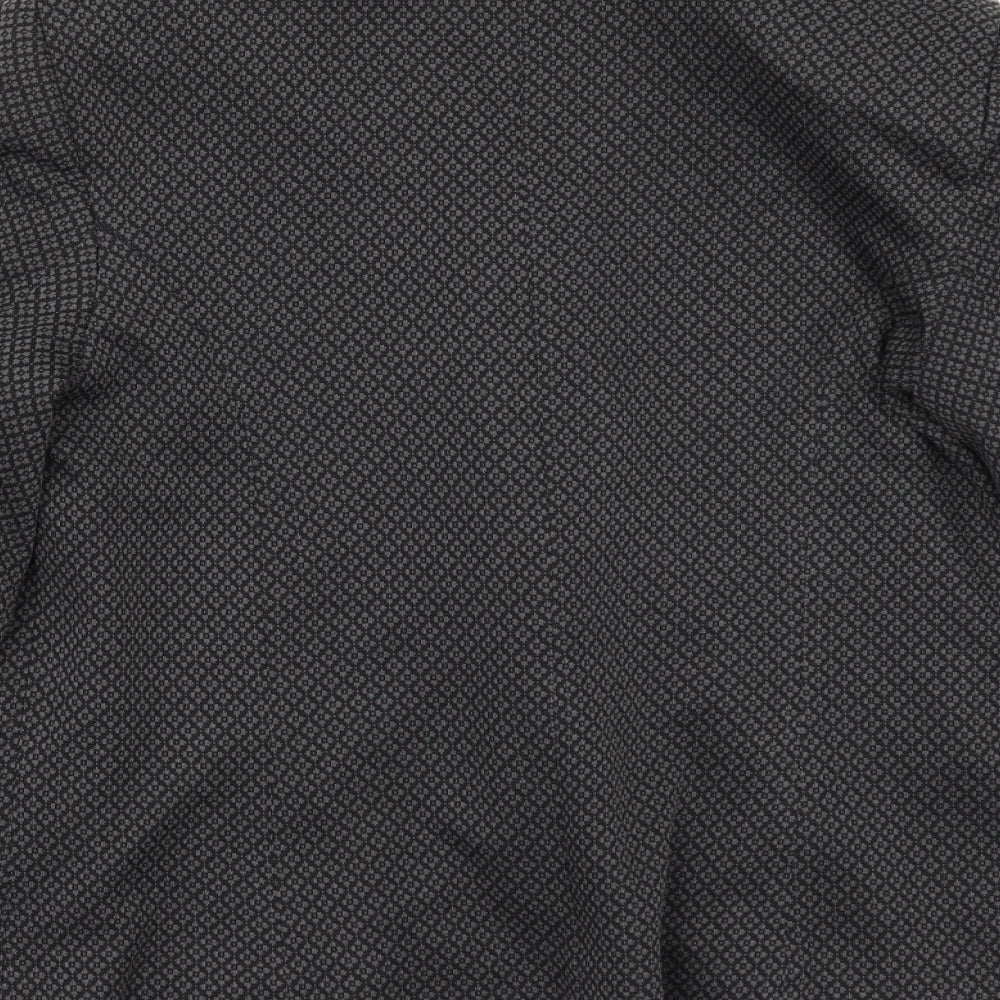Primark Womens Grey Geometric  Jacket  Size 14