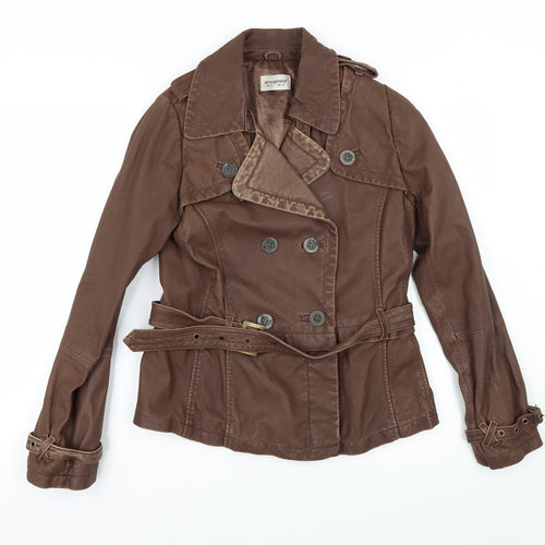 Primark Womens Brown   Jacket  Size 10  - DISTRESSED