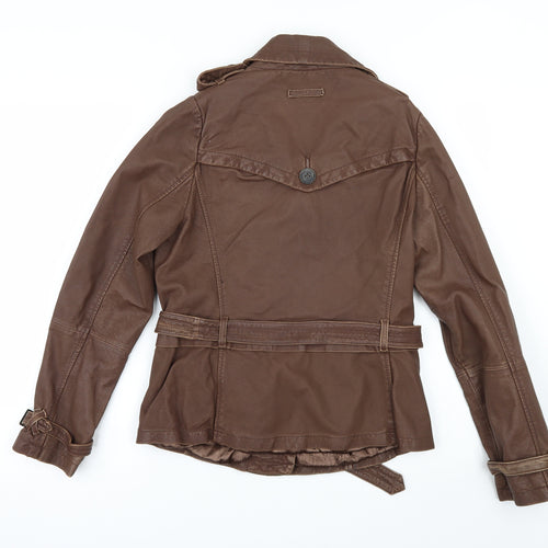Primark Womens Brown   Jacket  Size 10  - DISTRESSED