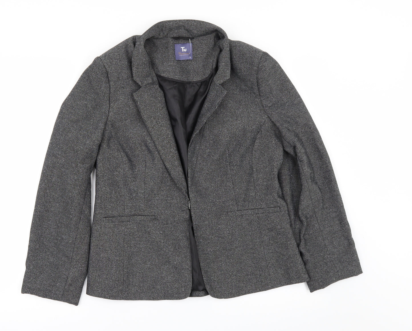 TU Womens Grey   Jacket  Size 12