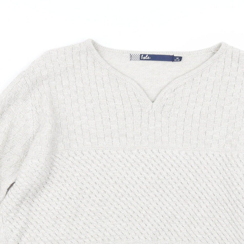 EWM Womens Beige   Pullover Jumper Size M