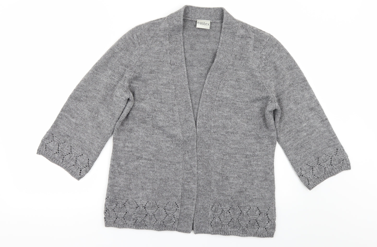 Eastex Womens Grey   Cardigan Jumper Size 12