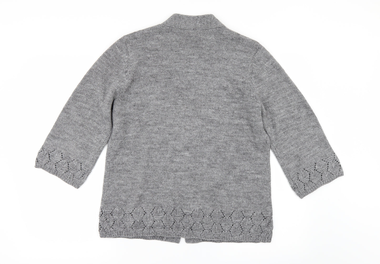 Eastex Womens Grey   Cardigan Jumper Size 12