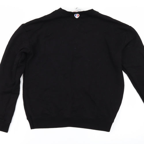 La Petite Francaise Womens Black   Pullover Sweatshirt Size M  - rever