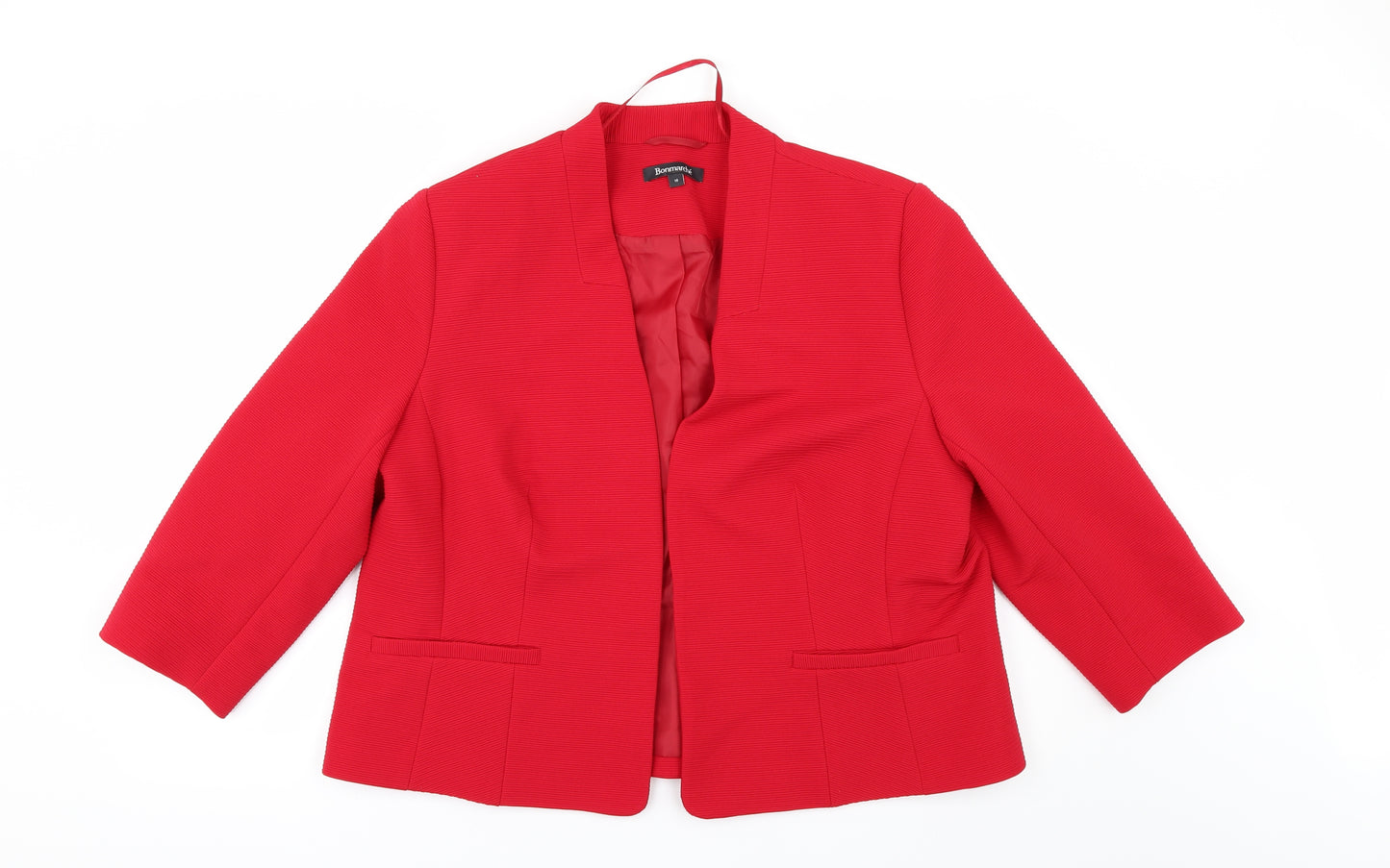 Bonmarché Womens Red   Jacket  Size 18