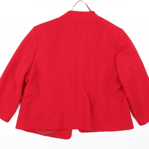 Bonmarché Womens Red   Jacket  Size 18