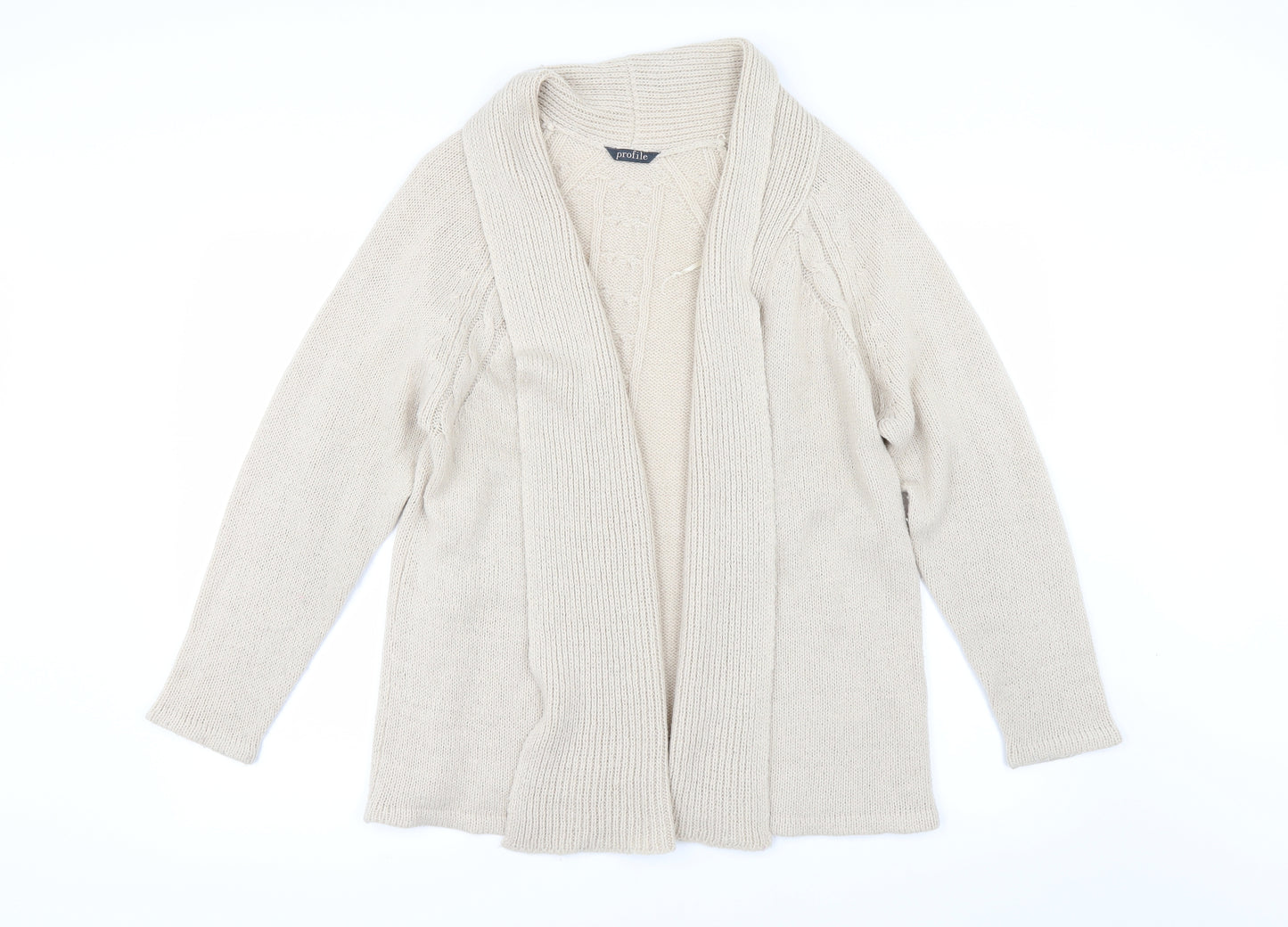 BHS Womens Beige   Cardigan Jumper Size 16