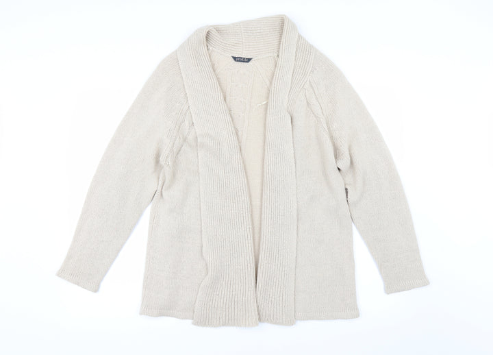 BHS Womens Beige   Cardigan Jumper Size 16